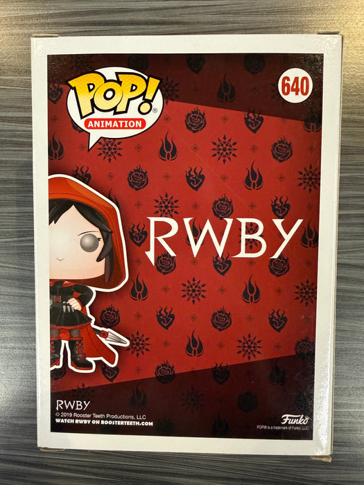 Funko POP! Animation: RWBY - Ruby Rose (2019 SDCC)(Damaged Box) #640