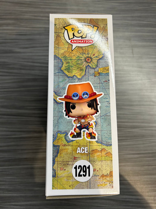 Funko POP! Animation: One Piece - Ace [Wanted Poster] (Hot Topic)(Damaged Box) #1291