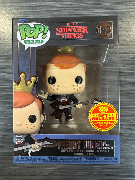 Funko POP! Digital: Stranger Things - Freddy Funko as Eddie Munson (NFT Release 3600PCS)(Damaged Box)[B] #193