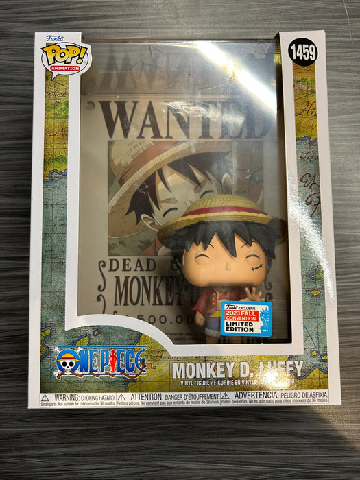 Funko POP! Animation: One Piece - Monkey D. Luffy [Wanted Poster] (2023 Fall Convention)(Damaged Box) #1459
