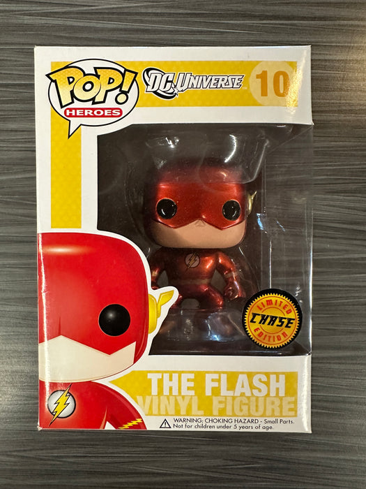 Funko POP! Heroes: DC Universe - The Flash (CHASE)(Damaged Box) #10