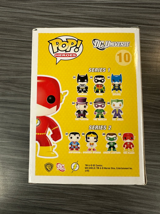 Funko POP! Heroes: DC Universe - The Flash (CHASE)(Damaged Box) #10