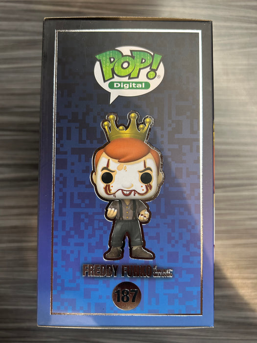 Funko POP! Digital: IT - Freddy Funko As Pennywise (Meltdown)(NFT Release)(2500 PCS)(Damaged Box) #187