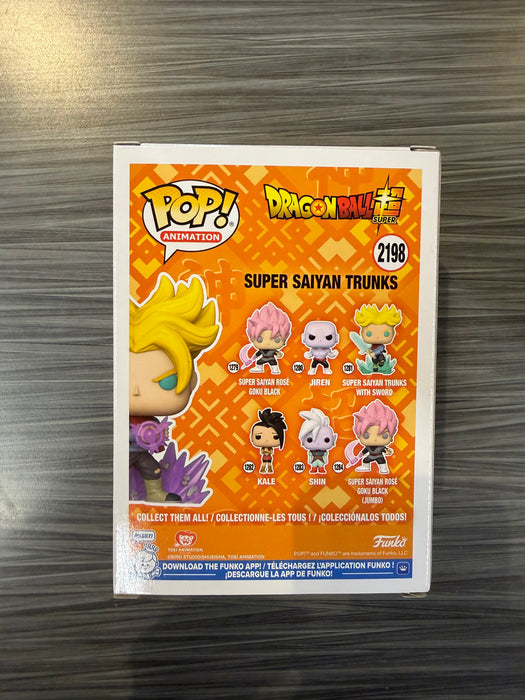 Funko POP! Animation: Dragon Ball Z - Super Saiyan Trunks (Funko Sticker/ VRare)(CHASE)(Damaged Box) #2198