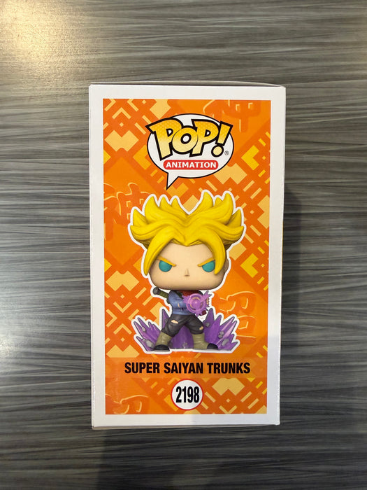 Funko POP! Animation: Dragon Ball Z - Super Saiyan Trunks (Funko Sticker/ VRare)(CHASE)(Damaged Box) #2198