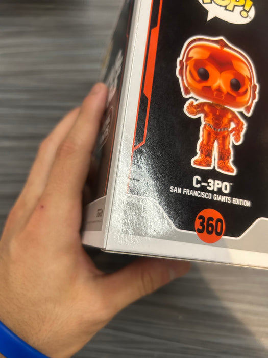 Funko POP! Star Wars: C-3PO [SF GIANTS][Orange](Damaged Box) #360