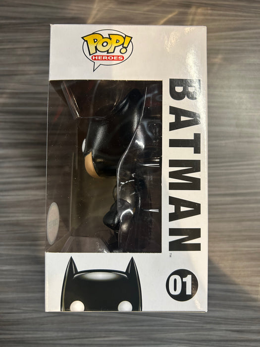 Funko POP! Heroes: DC Universe - Batman [Metallic][Blue Box](CHASE)(Damaged Box) #01