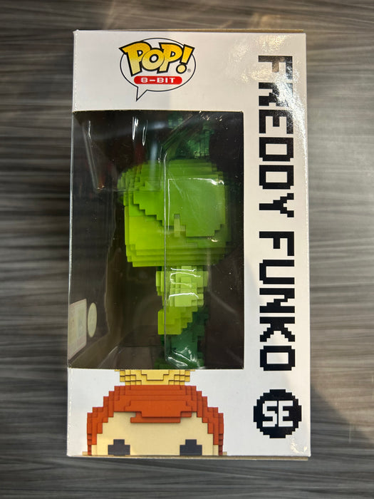 Funko POP! 8-BIT: Freddy Funko [Green] (GiTD)(2018 SDCC)(500 PCS)(Damaged Box) #SE