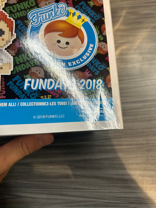Funko POP! 8-BIT: Freddy Funko [Green] (GiTD)(2018 SDCC)(500 PCS)(Damaged Box) #SE