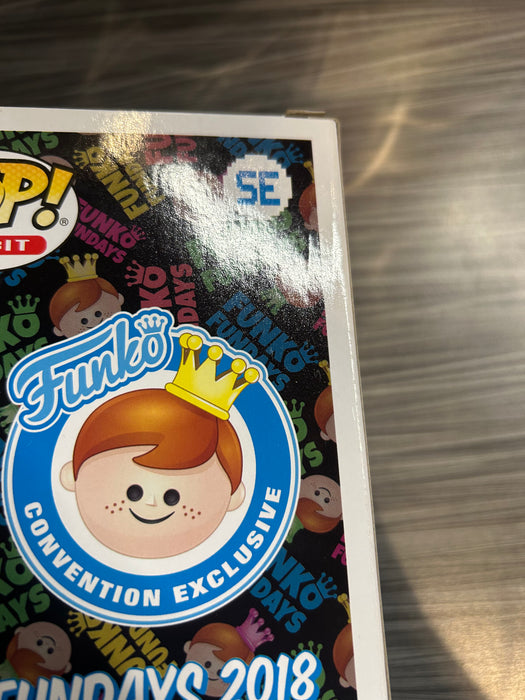 Funko POP! 8-BIT: Freddy Funko [Green] (GiTD)(2018 SDCC)(500 PCS)(Damaged Box) #SE