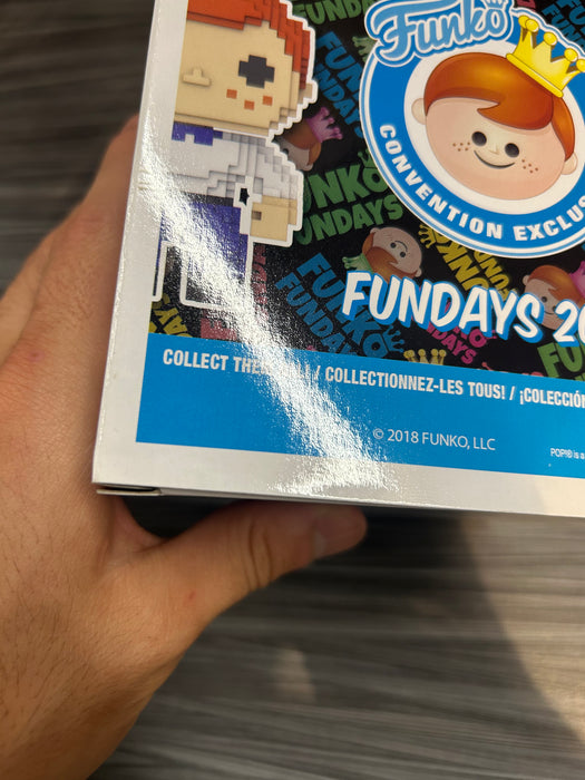 Funko POP! 8-BIT: Freddy Funko [Green] (GiTD)(2018 SDCC)(500 PCS)(Damaged Box) #SE