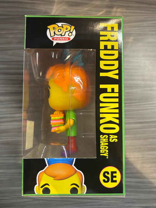 Funko POP! Camp Fundays: Freddy Funko As Shaggy (Blacklight)(2023 Camp Fundays 750 PCS)(Damaged Box)[B] #SE