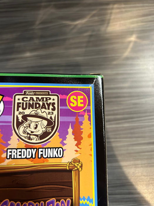 Funko POP! Camp Fundays: Freddy Funko As Shaggy (Blacklight)(2023 Camp Fundays 750 PCS)(Damaged Box)[B] #SE