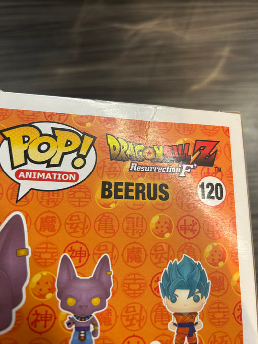 Funko POP! Animation: DragonBall Z - Beerus (2016 SDCC)(Damaged Box*) #120