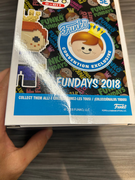 Funko POP! 8-BIT: Freddy Funko (GiTD)(2018 SDCC)(500 PCS)(Blue)(Damaged Box)[A] #SE