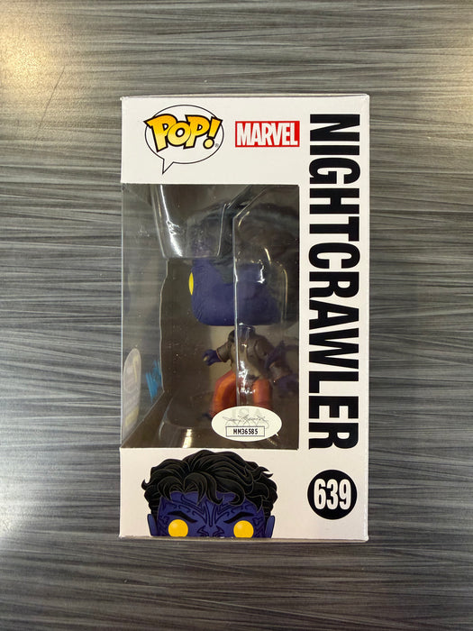 Funko POP! Marvel: Nightcrawler (7BAP 225pcs)(Signed/Kodi Smit-Mcphee/JSA)(Damaged Box) #639