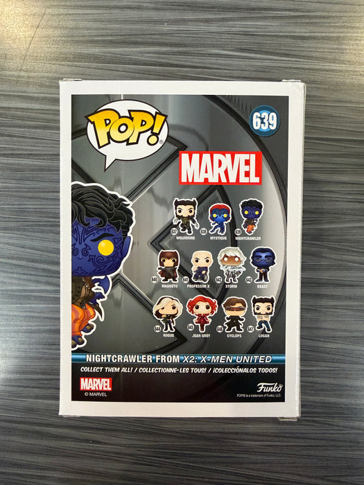 Funko POP! Marvel: Nightcrawler (7BAP 225pcs)(Signed/Kodi Smit-Mcphee/JSA)(Damaged Box) #639