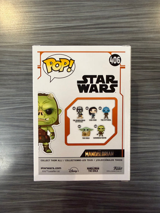 Funko POP! Star Wars: Gamorrean Fighter (7BAP 105pcs)(Signed/Barry Hanley/JSA) #406