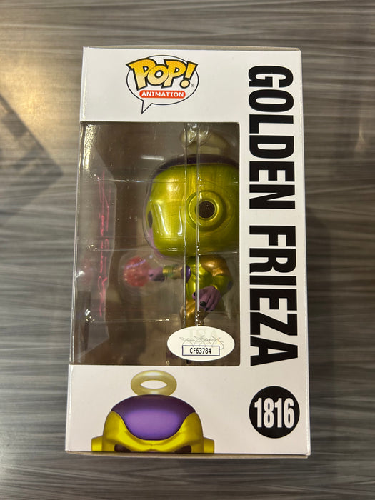 Funko POP! Animation: Dragon Ball Super - Golden Frieza (Chalice)(Signed/Ryusei Nakao/JSA) #1816