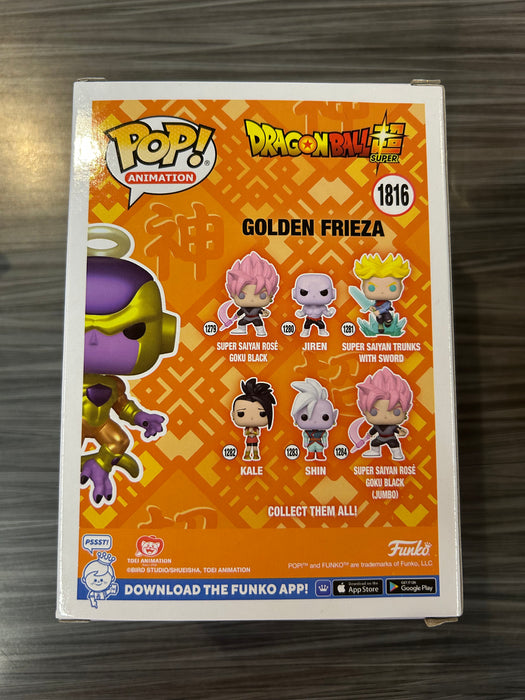 Funko POP! Animation: Dragon Ball Super - Golden Frieza (Chalice)(Signed/Ryusei Nakao/JSA) #1816