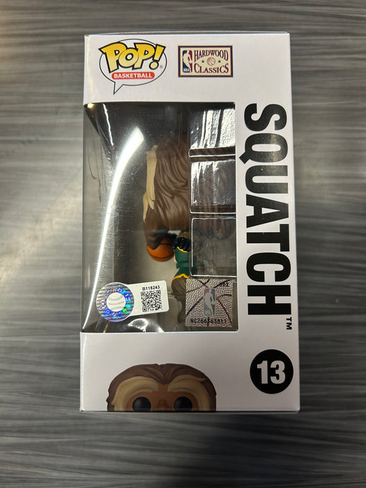 Funko POP! NBA Mascots: Sonics - Squatch (Signed/Shawn Kemp/Schwartz)(Damaged Box) #13