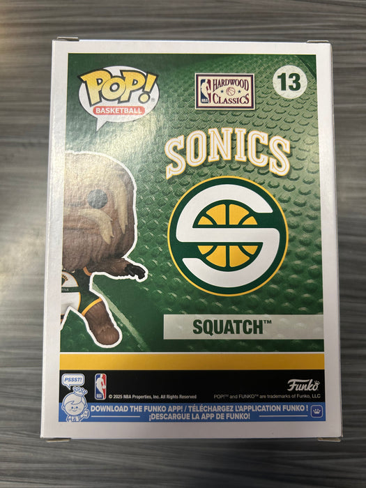 Funko POP! NBA Mascots: Sonics - Squatch (Signed/Shawn Kemp/Schwartz)(Damaged Box) #13