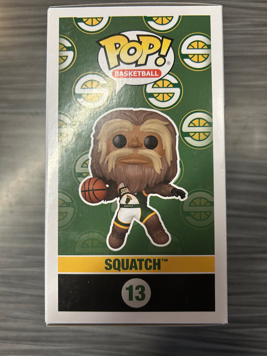 Funko POP! NBA Mascots: Sonics - Squatch (Signed/Shawn Kemp/Schwartz)(Damaged Box) #13