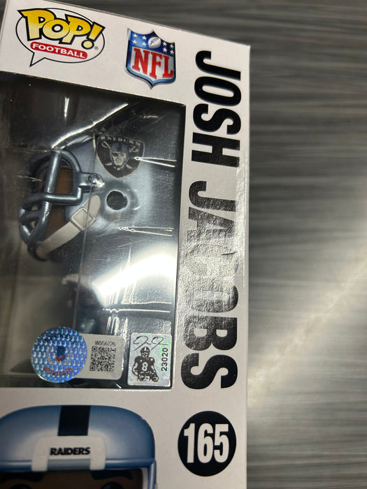 Funko POP! Football: Raiders - Josh Jacobs (Signed/Josh Jacobs/Beckett)(Damaged Box) #165