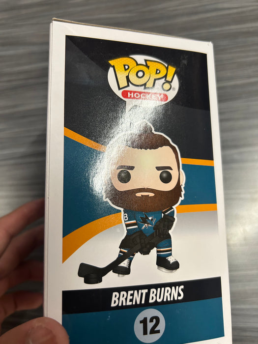 Funko POP! Hockey: San Jose Sharks - Brent Burns (Signed/Brent Burns/Fanatics)(Damaged Box) #12