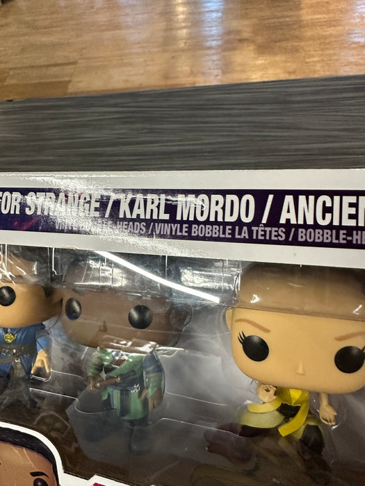 Funko POP! Marvel: Doctor Strange - Doctor Strange/Karl Mordo/Ancient One/Kaecilius (Disney Store)(4000PCS)(Damaged Box)[4-Pack] [B]