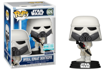 Funko POP! Star Wars: The mandalorian and Grogu - Imperial Remnant Snowtrooper (9500 Pcs)(Funko Sticker/Traget)(Damaged Box) #826