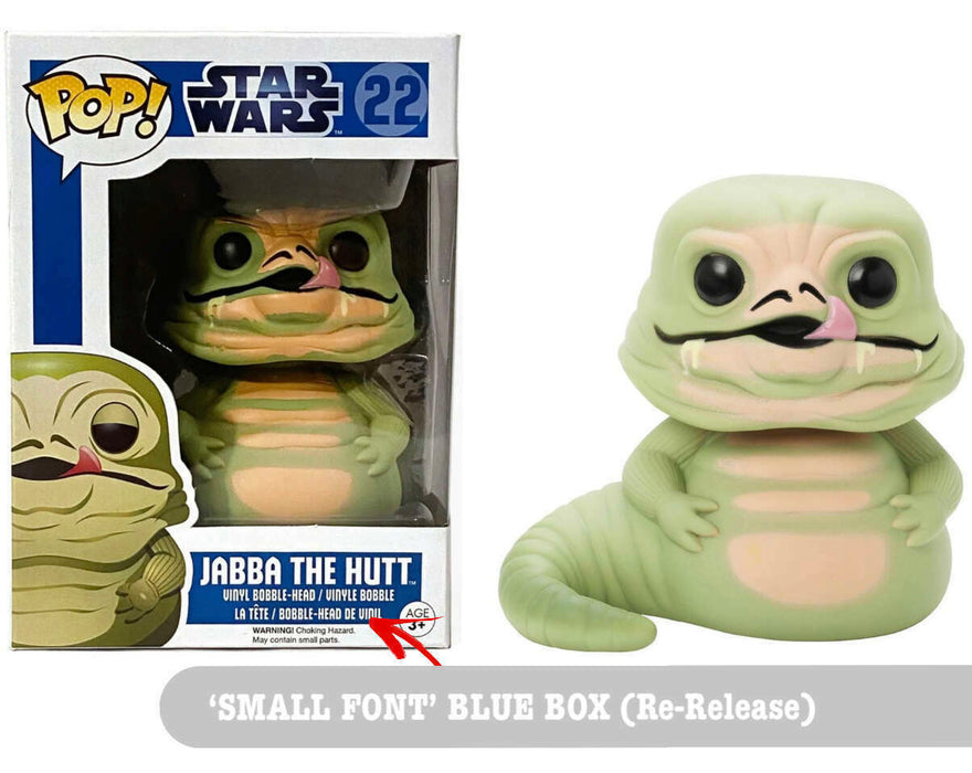 Funko POP! Star Wars: Jabba The Hutt [Small Font Re-Release] (Damaged Box) #22
