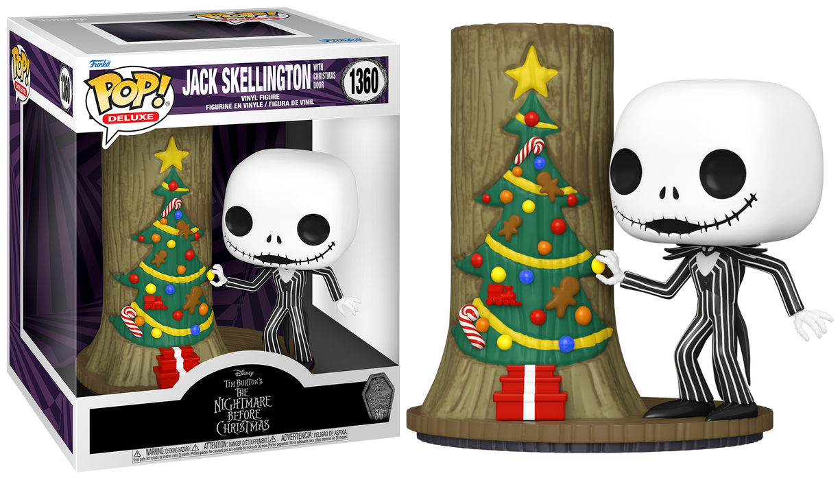 Funko POP! Deluxe: The Nightmare Before Christmas - Jack Skellington w/ Christmas Door #1360
