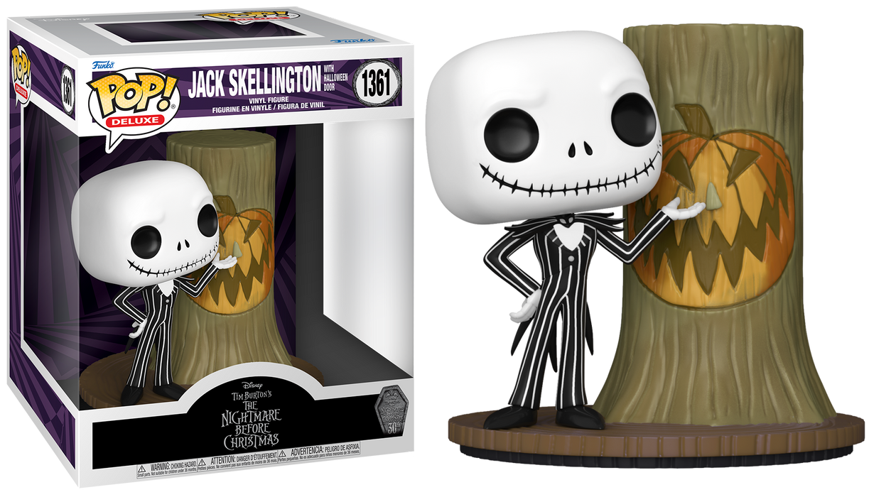 Funko POP! Deluxe: The Nightmare Before Christmas - Jack Skellington w/ Halloween Door #1361