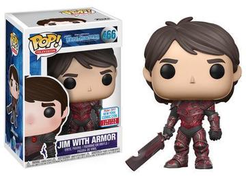 Funko POP! Television: Troll Hunters - Jim With Armor (2017 NYCC)(Damaged Box) #466