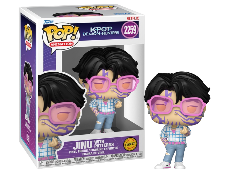 Funko POP! Animation: K-Pop Demon Hunters - Jinu with Patterns (CHASE)(Damaged Box)[B] #2259