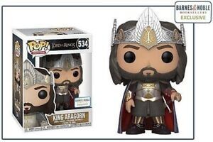 Funko POP! Movies: The Lord of The Rings - King Aragorn (B&N)(Damaged Box) #534