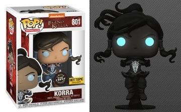 Funko POP! Animation: The Legend of Korra - Korra (Hot Topic)(GiTD)(CHASE)(Damaged Box) #801