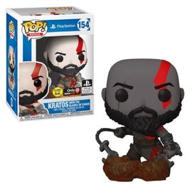 Funko POP! Games: God of War - Kratos [With The Blades Of Chaos] (GiTD)(GameStop) #154