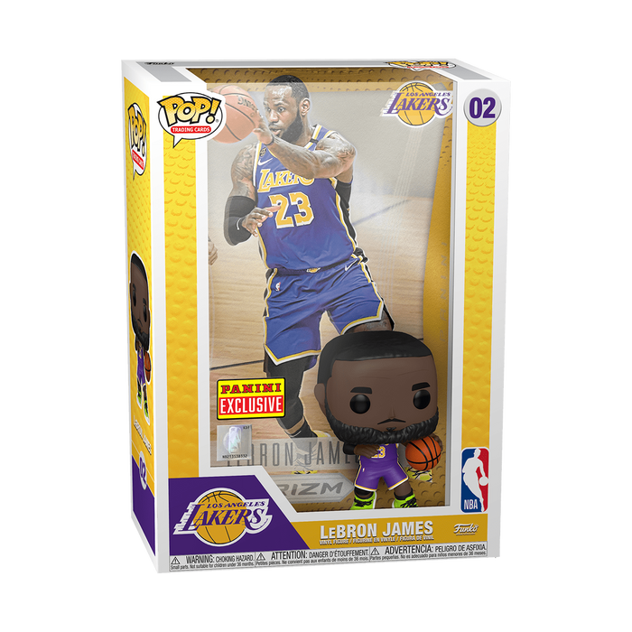 Funko POP! Trading Cards: Lakers - Lebron James [Prizm] (Panini Exclusive)(Damaged Box) [B] #02