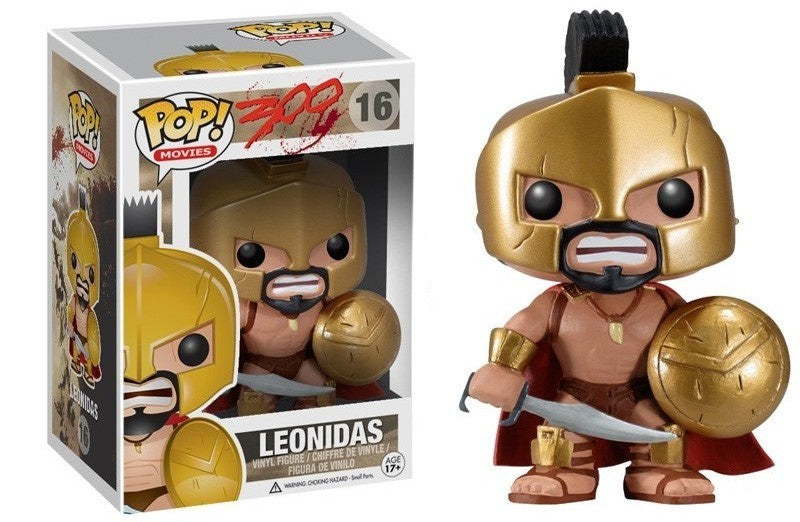 Funko POP! Movies: 300 - Leonidas [Matte Helmet/2012 Release] (Damaged Box) #16