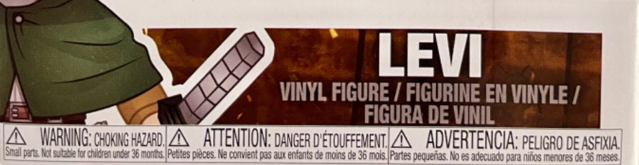 Funko POP! Animation: Attack on Titan - Levi [3 Language](Damaged Box) #235
