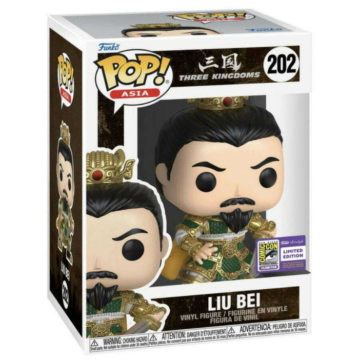 Funko Pop! Asia: Three Kingdoms - Liu Bei (2023 SDCC) #202