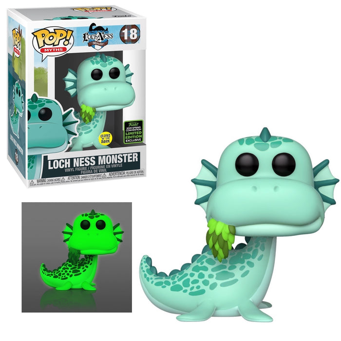 Funko POP! Myths: Loch Ness Monster (GiTD)(2020 Spring Conventionn 1500 PCS)(Damaged Box) #18