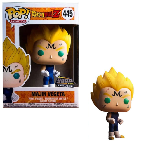 Funko POP! Animation: Dragon Ball Z - Majin Vegeta (Over 9000)(Damaged Box) #445
