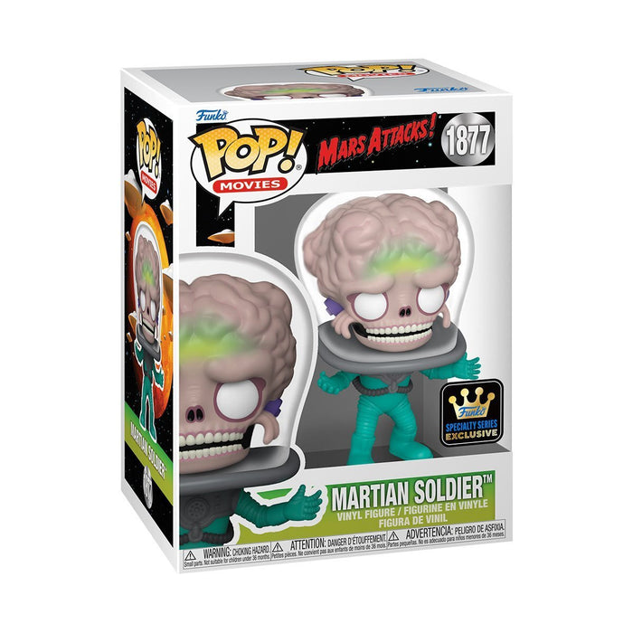 Funko POP! Movies: Mars Attacks! - Martian Soldier (Specialty Series) #1877