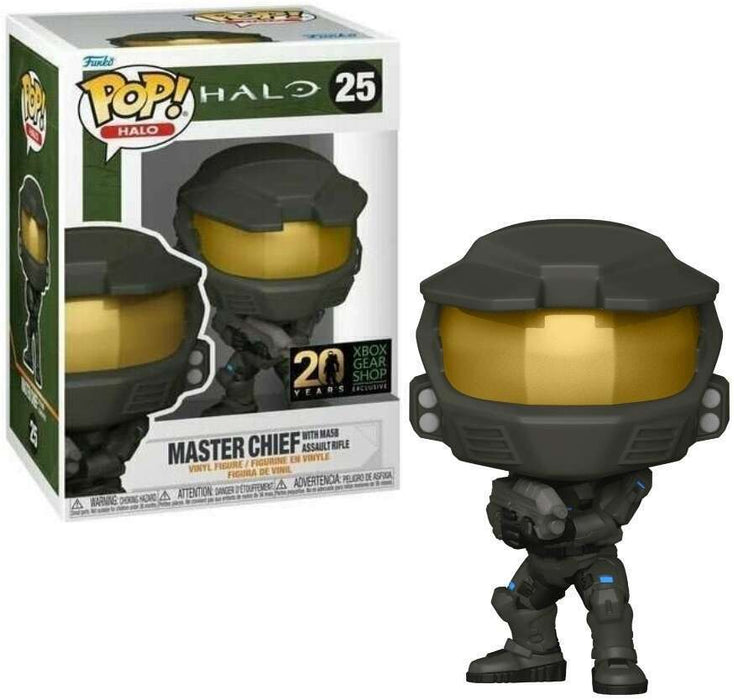 Funko POP! Halo: Master Chief w/ MA5B Assault Rifle (Xbox Gear Shop)(Damaged Box) #25