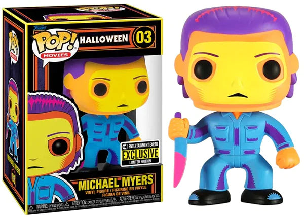 Funko POP! Movies: Halloween - Michael Myers [Black Light](Entertainment Earth) #03