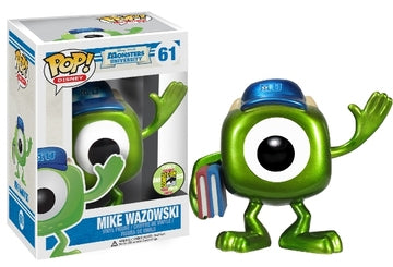 Funko POP! Disney: Monsters University - Mike Wazowski (2013 SDCC 480Pcs)(Damaged Box)  #61