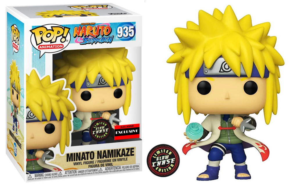 Funko POP! Animation: Naruto Shippuden - Minato Namikaze (AAA)(CHASE)(Damaged Box) #935
